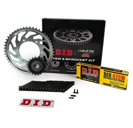 ZİNCİR DİŞLİ SETİ HONDA CBF 150 (150 cc) (2004-2017) / HONDA / CBF 150 / 150cc / ZİNCİR: DID-428D (Çelik)-126 / ÖN-ARKA DİŞLİ :  JT (15T-43T) / 2004-2005-2006-2007-2008-2009-2010-2011-2012-2013-2014-2015-2016-2017