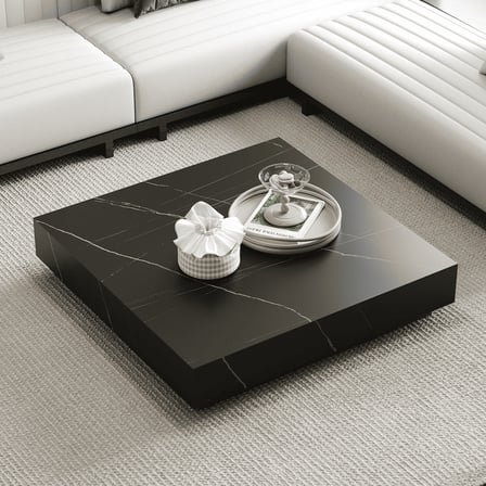 SHP9090 Modern 2 Çekmeceli MDF Kare Sehpa