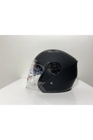  Jk 512 Güneş Vizörlü Mat Siyah Açık Kask 
