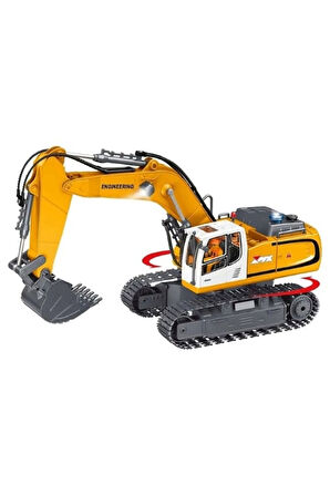 Uzaktan Kumandalı Şarjlı PALETLİ EXCAVATOR 1/18 Boy Full Fonksiyon Kepçe Hareketli Işıklı