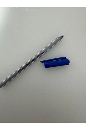 Tükenmez Kalem Triball 1.0 MM Bilye Uç Mavi (6 Adet)