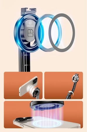 Teknik Gereç Mobil Sehpa Video Sehpası Tripod Çok Amaçlı Kumandalı Selfie Çubuğu L20 Siyah