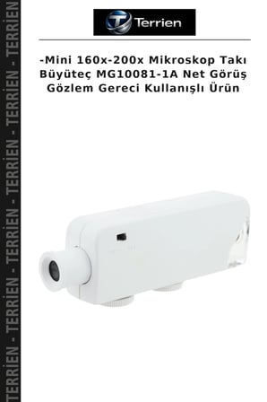 -Mini 160x-200x Mikroskop Takı Büyüteç MG10081-1A Net Görüş Gözlem Gereci Kullanışlı Ürün