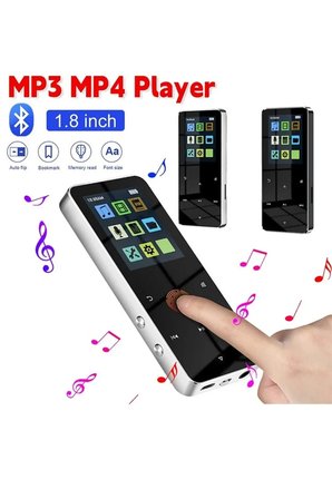 8GB DAHİLİ HAFIZALI MP3-MP4 ÇALAR HD SES BLUETOOTH 5.0 MÜZİK ÇALAR HAFIZA KARTI GİRİŞLİ FM RADYOLU