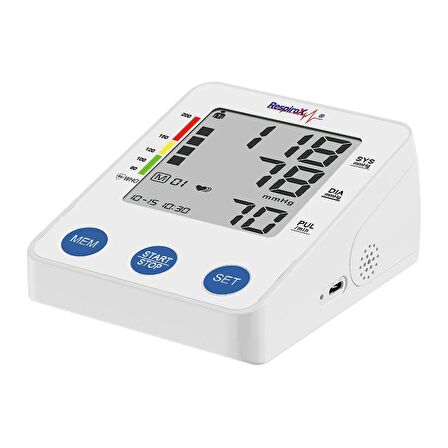 Respirox AXD-806 Türkçe Konuşan LCD Ekran Koldan Adaptörlü Tansiyon Aleti