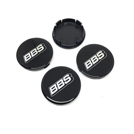 BBS Damla Geçme Jant Göbek Kapağı 4’lü Set 55/58mm Siyah