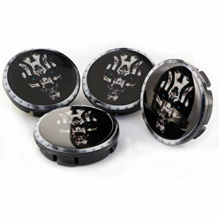 Blue Eyed Skull Tuning Damla Geçme Jant Göbeği 4'lü 55mm