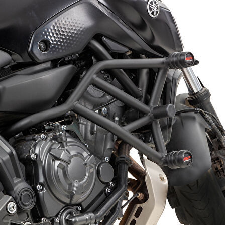 GP Kompozit Yamaha MT-07 2014-2024 Uyumlu Motor Koruma Demiri Siyah