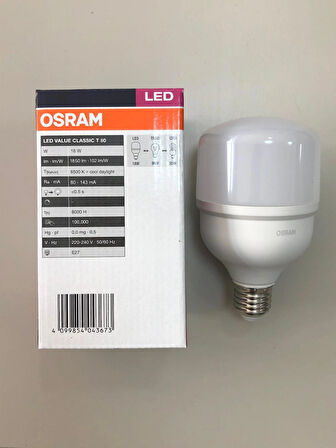 2 ADET OSRAM LED LAMBA 18W=96W  1850 LÜMEN BEYAZ