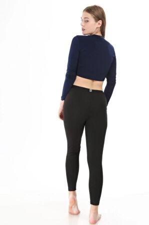Kadın Siyah Termal Tayt Içlik