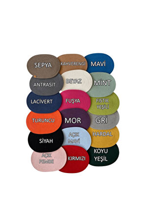 Jüt Amerikan Servis Sofra Altlığı, Masa Dekoru Supla Oval Lacivert 30x40 6lı