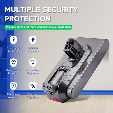 Dyson V15 Detect SV22 ile uyumlu süpürge bataryası 3600 mah