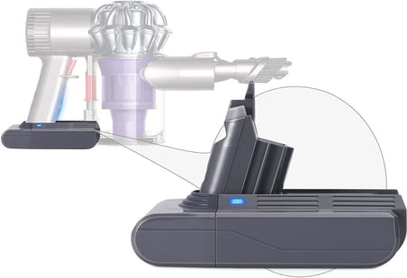 Dyson DC59 Motorhead ile uyumlu süpürge bataryası 3000 mah