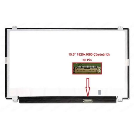 Sony SVF1532P4E 15.6 inç 1920x1080 30 Pin TN Notebook Laptop LCD LED Ekran