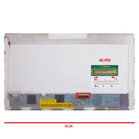 Asus N61W 16 inç 1366x768 40 Pin Standart Notebook Laptop LCD LED Ekran