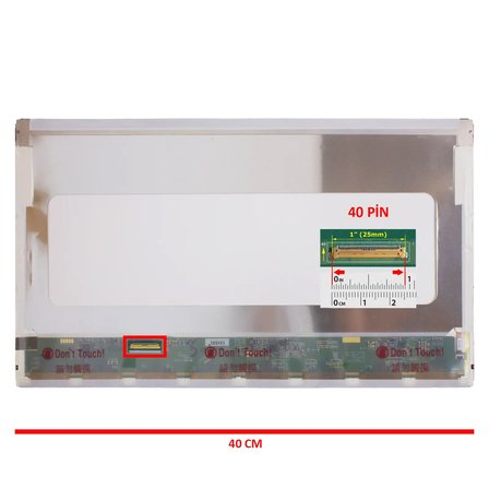 HSD173PUW1-A01 17.3 inç 1920x1080 40 Pin Notebook Laptop LCD LED Ekran