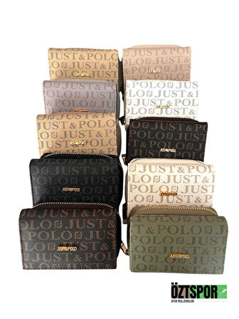 Just Polo JP02 Çok Bölmeli Kartlıklı Yeni Sezon Kadın Cüzdanı OZT02