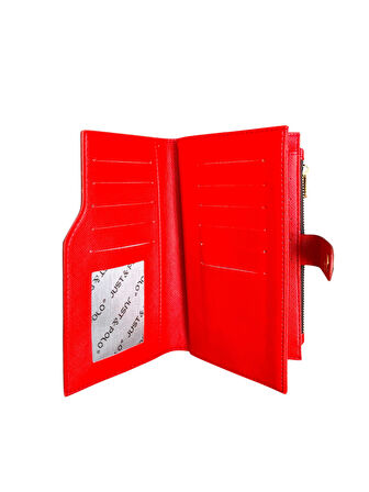 JUST POLO JP09 20 KARTLI ÇOK  BÖLMELİ KADIN CÜZDANI OZT09 18CMX10CM 
