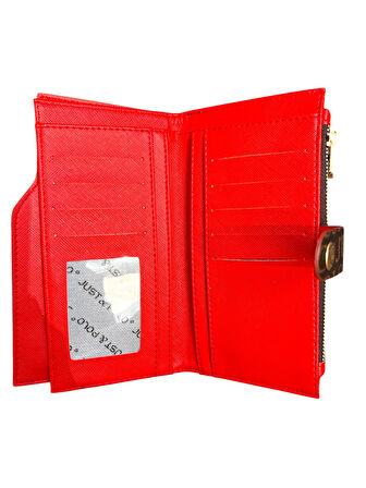 JUST POLO JP09 20 KARTLI ÇOK  BÖLMELİ KADIN CÜZDANI OZT09 18CMX10CM 
