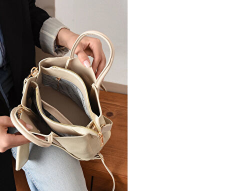 Just Polo JP5031  Kadın El Ve Omuz Çantası İthal Kumaş OZT5031