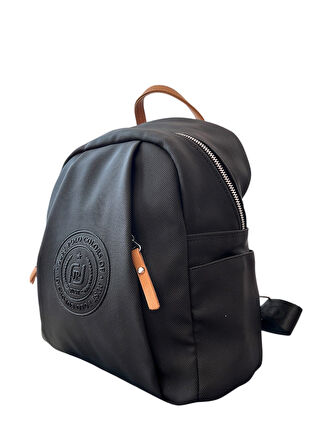 Just Polo JP6026  Kadın Günlük Fermuarlı  Çok  Bölmeli Orta Boy Sırt Çantası  OZT6026
