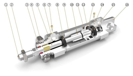 Jelpc 32x25 DSN Pnömatik Piston
