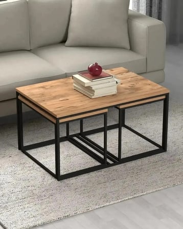 Fas Orta ve Zigon-Yan Sehpa Seti
