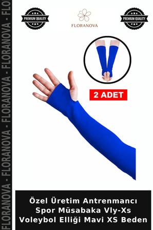 Özel Üretim Antrenmancı Spor Müsabaka Vly-Xs Voleybol Elliği Mavi XS Beden