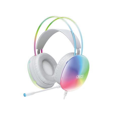 Özel Tasarım XO GE11 50 mm RGB Işıklı Mikrofonlu Kablolu Oyuncu Kulaklığı İletişim Aracı