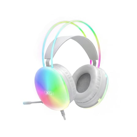 Özel Tasarım XO GE11 50 mm RGB Işıklı Mikrofonlu Kablolu Oyuncu Kulaklığı İletişim Aracı