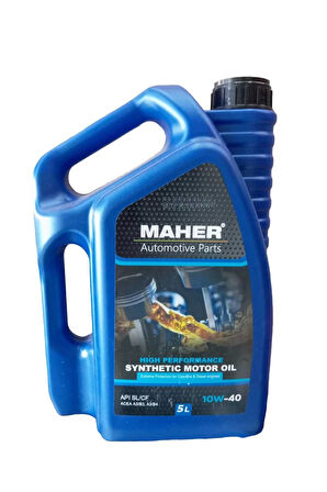 10W40 MOTOR YAĞI BENZİN-DİZEL MAHER 5LT.