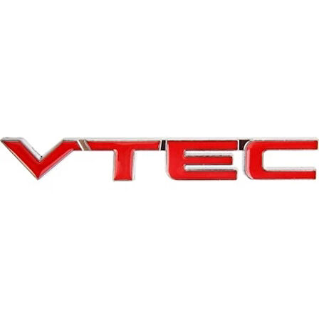 ARMA ARKA HONDA VTEC YAZI KIRMIZI 11CM