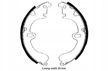 FREN BALATA ARKA PAPUÇ TOYOTA CORONA 92-98 AT191 /82285A2285