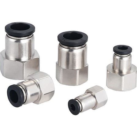 1/2-06 Dişi Düz Rekor Pnömatik Fittings