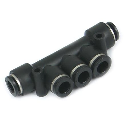10mm Çoklu Hortum Dağıtıcı Pnömatik Fittings