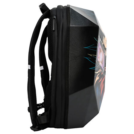 Led Gözlü Motorcu Çantası Aslan Figür