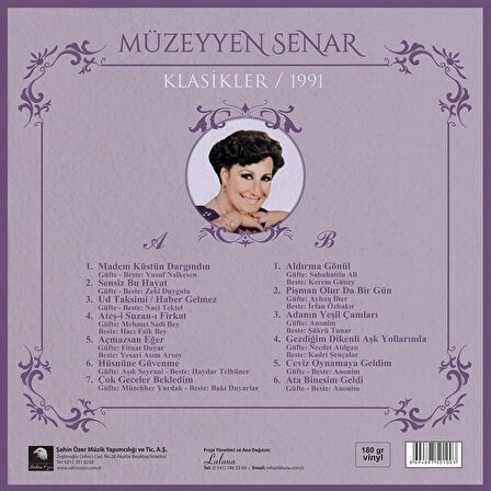 Müzeyyen Senar Klasikler 1991 - Plak