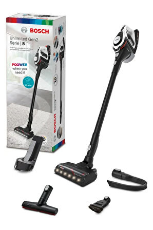 18 V, Led Aydınlatma Turbo Modlu Dikey Şarjlı Süpürge, Yeni Seri