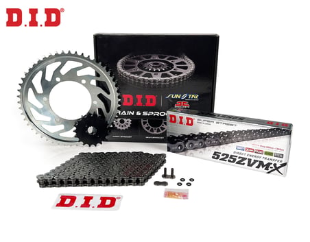 ZİNCİR DİŞLİ SETİ BMW S 1000 RR (1000 cc)  (2012-2018) / BMW / S 1000 RR / 1000cc / ZİNCİR: DID-525ZVM-X (Çelik)-120 / ÖN DİŞLİ: JT (17T)  / ARKA DİŞLİ: SUNSTAR (45T) / 2012-2013-2014-2015-2016-2017-2018-2019-2020-2021-2022-2023
