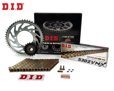 ZİNCİR DİŞLİ SETİ YAMAHA FZ1 / FAZER (1000 cc)  (2006-2014) / YAMAHA / FZ1 / FAZER / 1000cc / ZİNCİR: DID-530ZVM-X (Gold)-122 / ÖN DİŞLİ: JT (17T)  / ARKA DİŞLİ: SUNSTAR (45T) / 2006-2007-2008-2009-2010-2011-2012-2013-2014