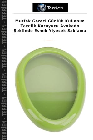 Mutfak Gereci Günlük Kullanım Tazelik Koruyucu Avokado Şeklinde Esnek Yiyecek Saklama