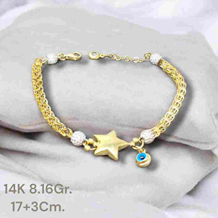 14AYAR 8.16GRAM ALTIN ŞIK BİLEKLİK
