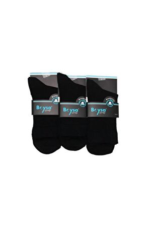 6'lı Siyah Erkek Diyabetik Şeker Çorabı 41-44