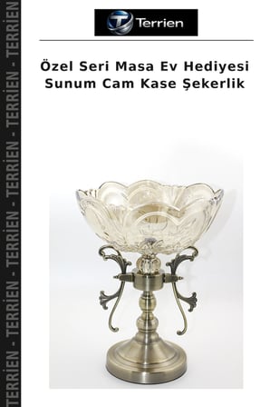 Özel Seri Masa Ev Hediyesi Sunum Cam Kase Şekerlik