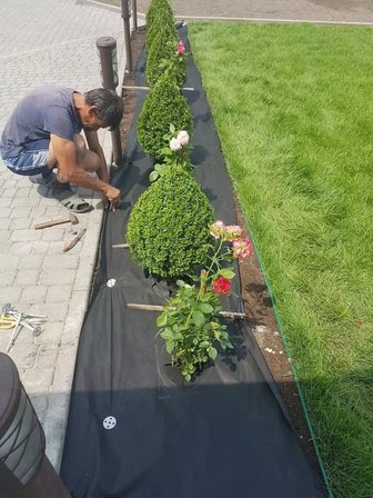 1. KALİTE (90 gr/m2) Jüt /malç Taban Örtüsü-Sera Yer örtüsü-Peyzaj Uygulama Örtüsü Yabani Ot Engelleme Örtüsü (1,50*5 Mt)