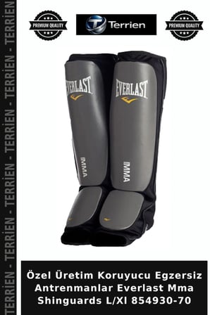 Özel Üretim Koruyucu Egzersiz Antrenmanlar Everlast Mma Shinguards L/Xl 854930-70