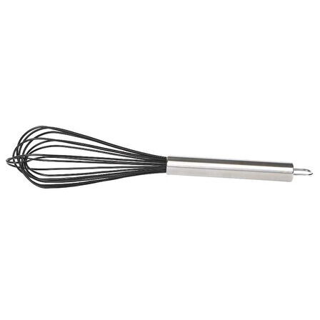 Sos Çırpma Teli Silikon Yumurta Çırpıcı Çikolata Çırpıcı Krema Çırpıcı Çelik Saplı 30 cm