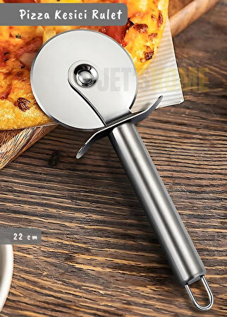 Pizza Kesici Paslanmaz Börek Kesici Çelik Pizza Tatlı Kesici Bıçağı Orta Çap 6,5 cm