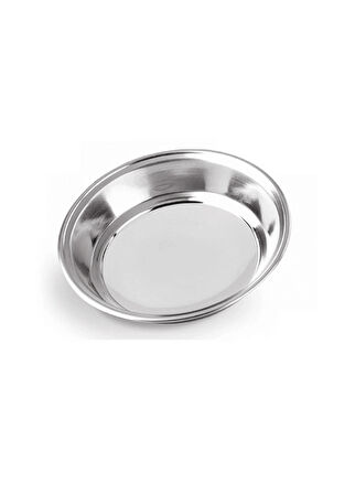 Çelik Tabak 22,7 cm No:6 Paslanmaz Tabak 430 Kalite Çelik