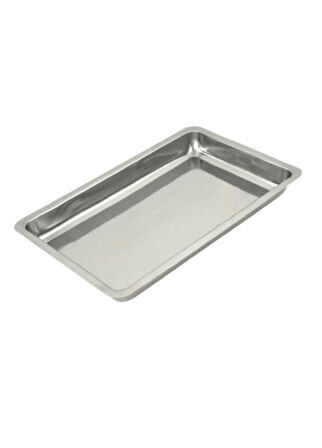 Çelik Meze Küveti 38 cm Paslanmaz Çelik Tabak
